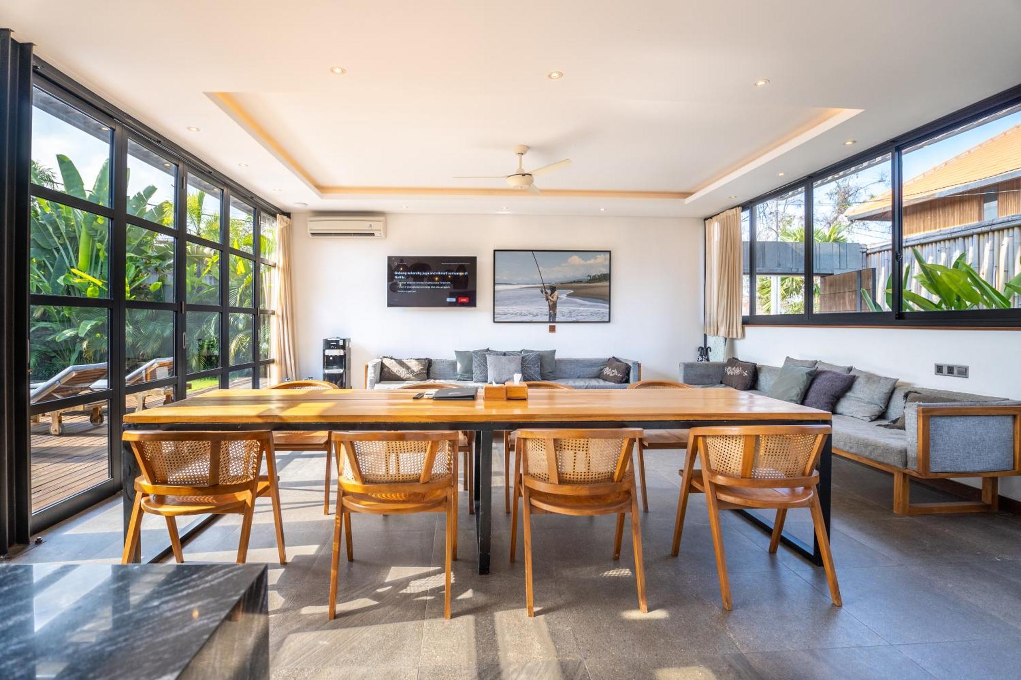 New 5Br Villa, Enclosed Lounge, Canggu Oasis Extérieur photo