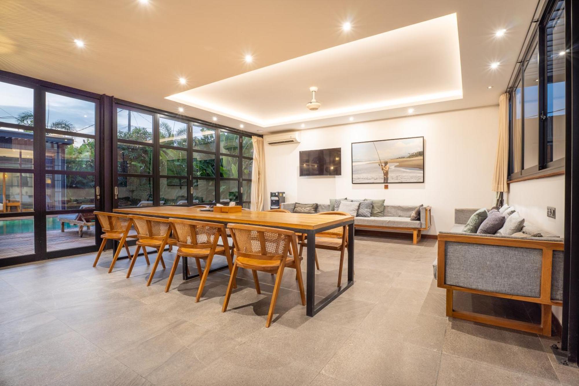 New 5Br Villa, Enclosed Lounge, Canggu Oasis Extérieur photo