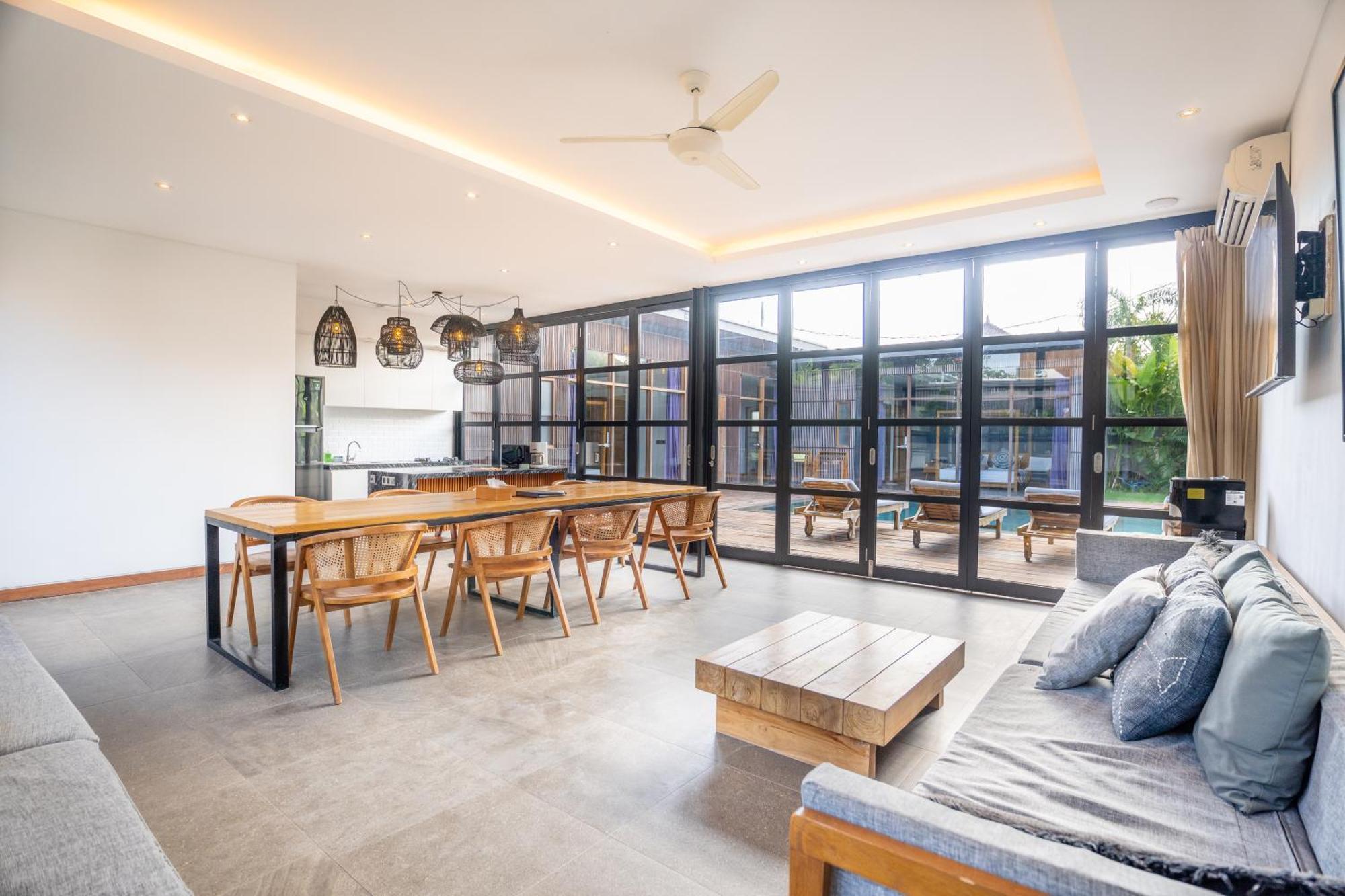 New 5Br Villa, Enclosed Lounge, Canggu Oasis Extérieur photo